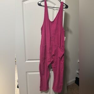 NWT Free People We the Free corduroy overalls